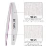 BTYMS 10Pcs 100/180 Grit Nail Files - Double-Sided Emery Boards for Acrylic, Gel & Natural Nails view 3
