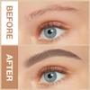 12 Pcs Ultimate Eyebrow Retractable Definer Pencils,Dual-Sided Natural Soft Textured Eyebrow Pencil, for Daily Look Eyebrow Makeup,Brow Brush,Fine Tip (12Pcs-Dark Brown-Retractable Triangle) view 3