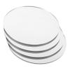 Luxshiny Travel Vanity Mirror Lens Replacement 4pcs Acrylic Round Mirror Sheets for DIY Makeup Craft view 1
