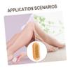 BESTYASH Dual-Sided Wooden Nail Brush Set 4Pcs Natural Boar Bristle Fingernail Scrubber Soft Stiff Bristles for Effective Nail Cleaning Random Color view 4