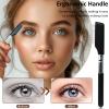 2 Pcs Eyelash Separator Brush - Compact Eyelash & Eyebrow Grooming Tool with Metal Teeth, Small Eyelash Comb view 3