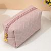 ONMYJFD Leisure new three-dimensional grid travel wash and gargle large capacity PU storage bag(D) view 3