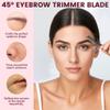 Eyebrow Razor with 12 Blades, Face Razors for Women and Men,Dermaplane Razor for Women Face, Facial Hair Removal for & Eyebrow Hair Removal - Black view 3