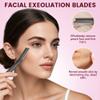 Eyebrow Razor with 12 Blades, Face Razors for Women and Men,Dermaplane Razor for Women Face, Facial Hair Removal for & Eyebrow Hair Removal - Black view 4