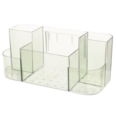 VICASKY Wall-mounted Cosmetic Organizer Storage Box Bathroom Accessory Easy Install Stick Design
