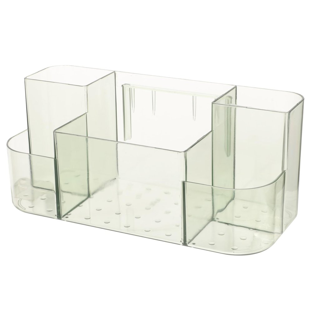 VICASKY Wall-mounted Cosmetic Organizer Storage Box Bathroom Accessory Easy Install Stick Design