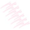 12 Pcs Light Pink Hair Clips for Styling Sectioning, YISSION 3.1 Inch Matte Alligator Hair Clips Hair Barrettes No Crease Duck Billed Hair Clip, Hair Styling Accessories for Women Girls view 1
