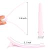 12 Pcs Light Pink Hair Clips for Styling Sectioning, YISSION 3.1 Inch Matte Alligator Hair Clips Hair Barrettes No Crease Duck Billed Hair Clip, Hair Styling Accessories for Women Girls view 2