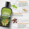 ABERA High-Performance Anti-Dandruff Shampoo with Langbian Ginseng Extract, Sulfate Free Paraben Free, 5,07 Fl Oz |2 Box + Free 1 Hair Growth Serum| view 3