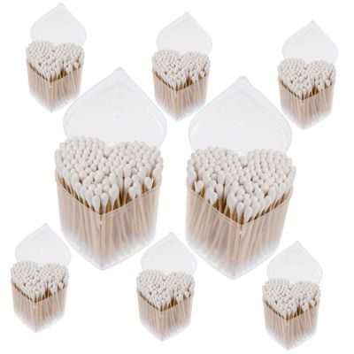 SAFIGLE 1200pcs Swabs Makeup Face Cleaning Cotton Buds of Pointed Swabs for Electronics