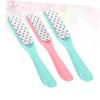 SHERCHPRY 3pcs Double-Sided Stainless Steel Nail File for Home and Salon Use Manicure Tool Green and Colors for Dead Skin Removal and Skin Massage view 2