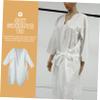 balacoo Thickened Disposable Bathrobe Easy to Carry Suitable for Home Hotel Salon Use view 3