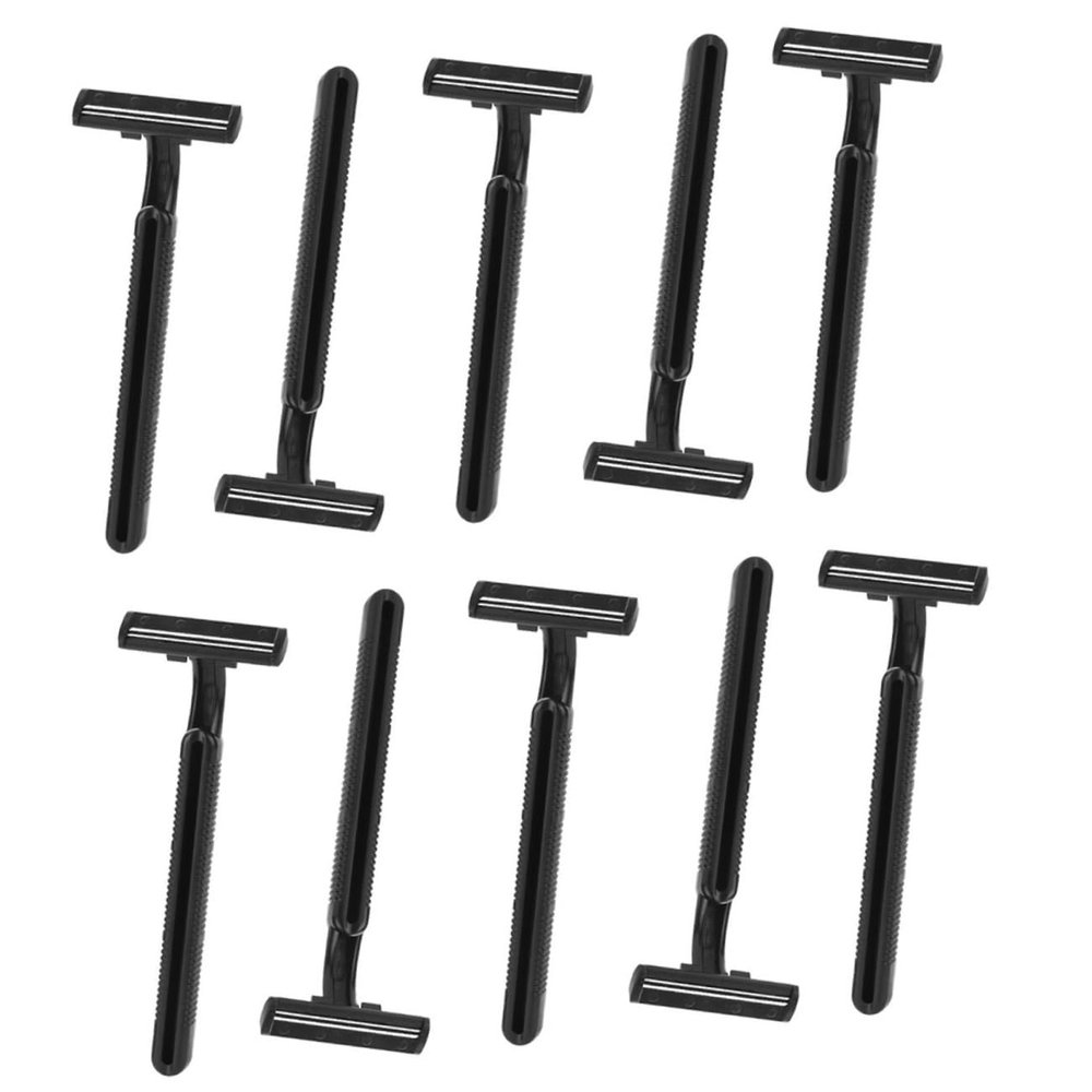VALICLUD 10pcs Disposable Body Hair Trimmers for Men and Women Dual for Arm and Leg Hair Removal Ergonomic Non- Design Convenient and Shaving