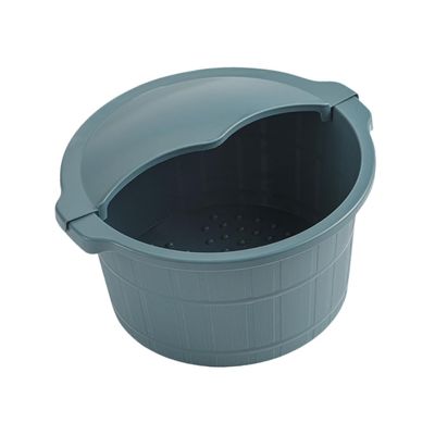 CALLARON Wear-resistant Foot Bath Basin with Massager Thickened Home Pedicure Bucket for Relaxation for Adults Sauna and Outdoor Use Easy to Clean and Convenient Foot Soaker