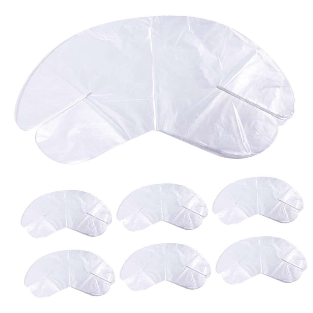 Healeved 200pcs Disposable Neck Mask Sheets for Firming and Moisturizing Plastic Diy Neck Covering Paper for High Transparency and Easy to Use for Skin Care