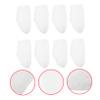 SHERCHPRY 4pairs Moisturizing Socks Overnight Stretch Boat Socks for Foot Care Non-Slip view 3