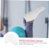 SHERCHPRY 4pairs Moisturizing Socks Overnight Stretch Boat Socks for Foot Care Non-Slip view 4
