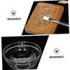 LOLIPPYY 12pcs Facial Mask Mixing Bowl Soft Applicator Brush Transparent Mask Tool for Skincare Compact and Portable for Home and Travel Use view 3