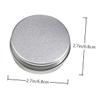 Healvian 24pcs Round Aluminum Cream Containers for Travel Lightweight Storage Jars for Hair Wax Makeup and Ointments for Camping and Trips view 2