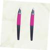 Baluue 2pcs Stainless Steel Eyebrow Tweezers Clips for Precise Shaping Eyebrow Trimmer Tools Compact Easy to Carry for Grooming and False Eyelash Application view 3