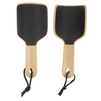 SHERCHPRY 2pcs Dual-Sided Foot Care Trimmer Ergonomic Handheld Exfoliating Foot File for Gentle Removal of Dead Skin for Salon and Home Use Compact and Portable Design
