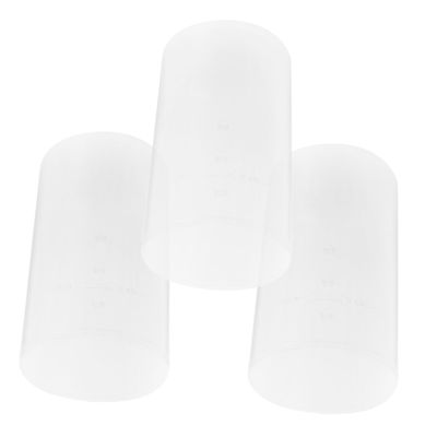 DECHOUS 3Pcs Retractable Makeup Brush Holder Dustproof Storage Cups for Women Makeup Brush Travel Case Organizer for Home Travel