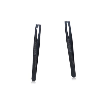 Baluue Eyebrow Clamp Set 4pcs Eyebrow Tweezers Shaper Trimmer Spoolies Makeup Tools