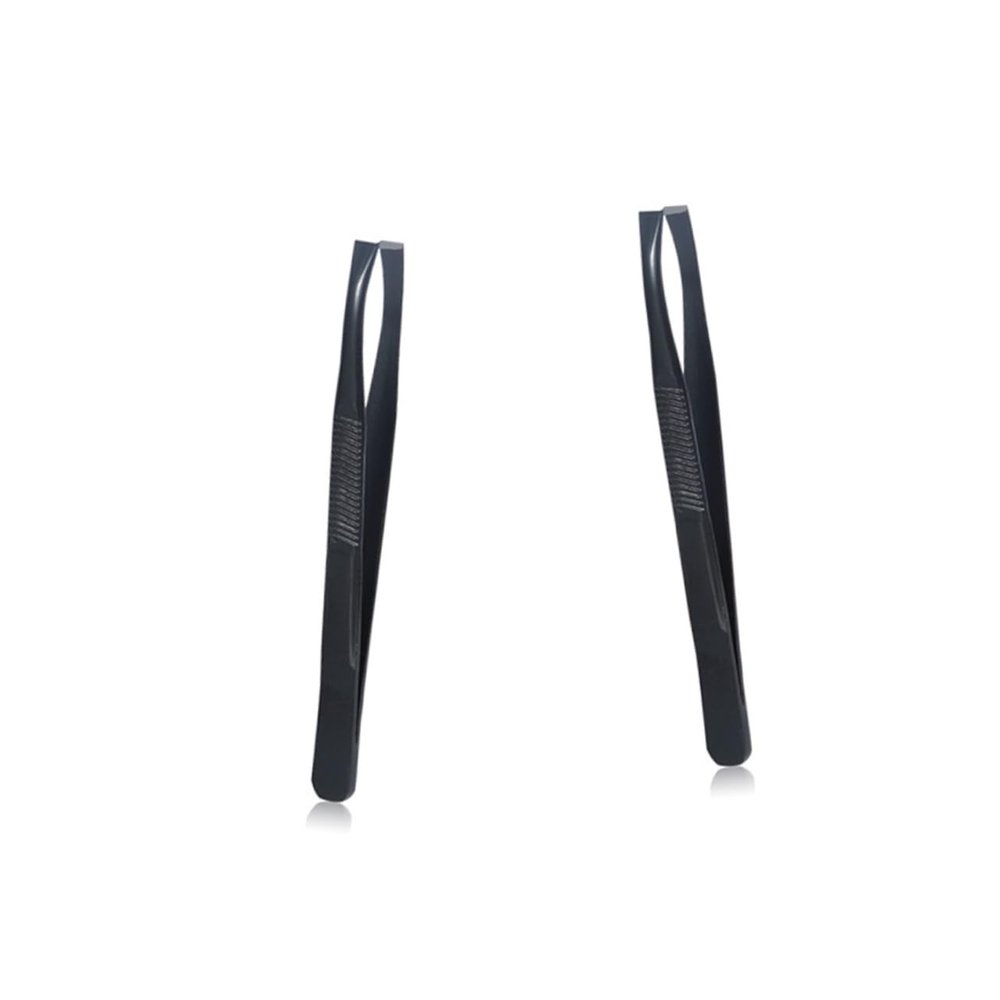 Baluue Eyebrow Clamp Set 4pcs Eyebrow Tweezers Shaper Trimmer Spoolies Makeup Tools