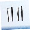 Baluue Eyebrow Clamp Set 4pcs Eyebrow Tweezers Shaper Trimmer Spoolies Makeup Tools view 4
