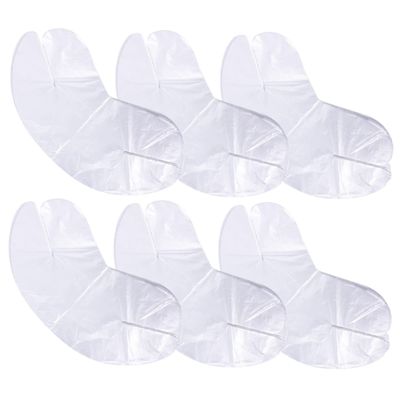 SHERCHPRY 200pcs Neck Mask Sheets Moisturizing Face Mask Patch Plastic Disposable Spa Neck Covering Paper