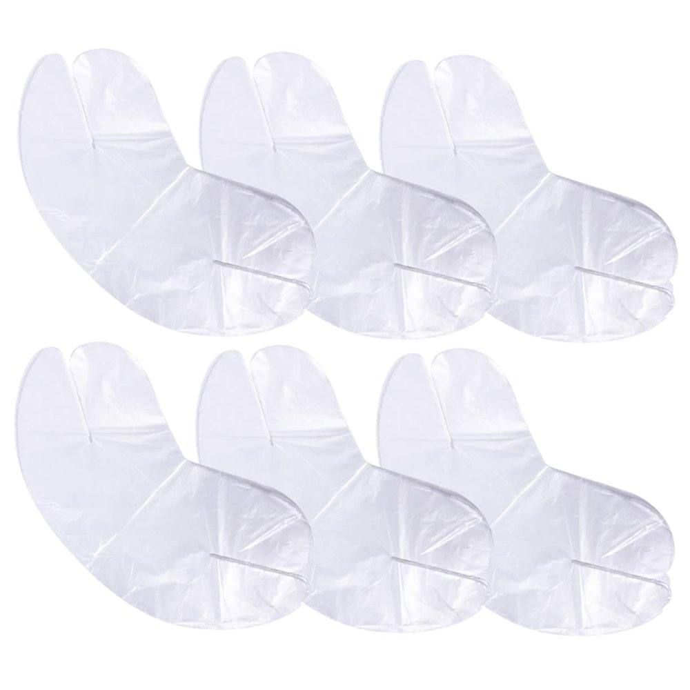 SHERCHPRY 200pcs Neck Mask Sheets Moisturizing Face Mask Patch Plastic Disposable Spa Neck Covering Paper