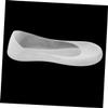 Baluue Full Length Silicone Gel Heel Protectors Fabric Gel Foot Pad Socks for Cracked Foot Pad Relief White EU 34-37 US 4-6.5 UK 2-4 view 2