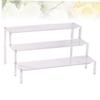IMIKEYA Acrylic Stepped Display Stand for Toy Models and Cosmetics Desktop Organizer Holder Storage Rack for Items for Showcasing Collections view 2