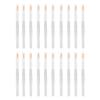 BESTYASH 20pcs Crystal Disposable Lip Brushes Makeup Applicators for Lipstick Gloss Portable with Cover for Travel and Cosmetic Use view 1