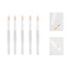 BESTYASH 20pcs Crystal Disposable Lip Brushes Makeup Applicators for Lipstick Gloss Portable with Cover for Travel and Cosmetic Use view 4