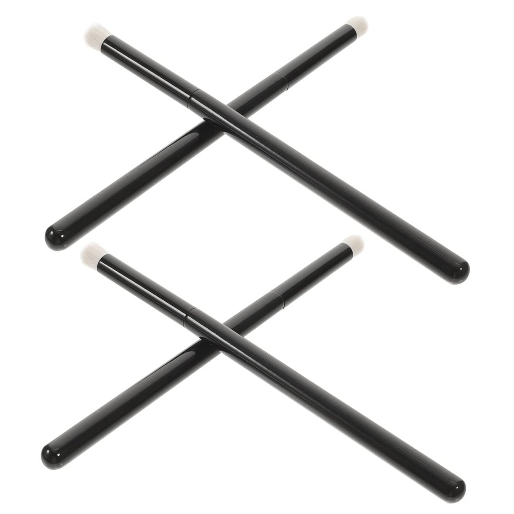 Ipetboom 4pcs Professional Round Lip Brush Lipstick Applicator Makeup Brushes for Lip Eye Nose Contouring