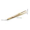 Baluue 2pcs Plated Stainless Tweezers for Eyebrow Trimming Eyelash Extensions Compact Beauty Tools for Women Multi-use Grooming Nippers view 2