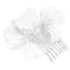 Baluue Wedding Flower Hair Comb Bridal Headpiece Decorative Hair Accessory Flower Side Comb for Women view 1