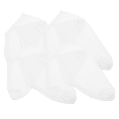 TOVINANNA Moisturizing Non-Slip Socks 4 Pairs Skin-Friendly Cotton Spandex Care Socks for Cracked Feet Daily Foot Care for Yoga and Everyday Use
