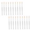 Healeved 20pcs Rod Lip Brushes Portable Disposable Makeup Applicators for Precise Lip Application for Makeup Parties and Travel Sturdy and Convenient view 1