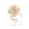 Ipetboom 1pair Wavy Messy Bun Hair Piece Hair Bun Extension for Women Natural-looking Accessory Effortless Updo for Daily Use view 2