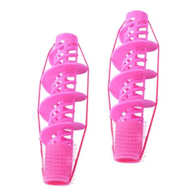 SHERCHPRY 2pcs Effortless Curling Iron Hair Rollers Clips for Curly Hair Perm for Women Diy Styling Kit
