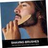 CALLARON 3pcs Natural Boar Bristles Beard Brush for Men Mustache Cleaning Tool Shaving Care Supplies Wooden Handle Massage Random Style view 3