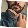 CALLARON 3pcs Natural Boar Bristles Beard Brush for Men Mustache Cleaning Tool Shaving Care Supplies Wooden Handle Massage Random Style view 4