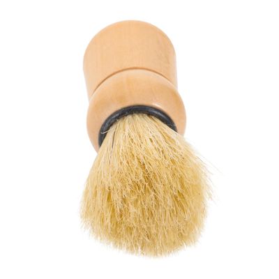 Baluue Portable Beard Brush for Men Boar Bristle Shaving Accessory Salon Quality Shave Brush