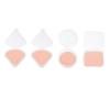 Healvian 4pcs Portable Makeup Powder Puff Soft Handheld Sponges for Foundation Blusher and Powder for Travel and Home Use Random Styles view 1