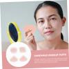 Healvian 4pcs Portable Makeup Powder Puff Soft Handheld Sponges for Foundation Blusher and Powder for Travel and Home Use Random Styles view 3