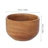 Baluue Men Shaving Bowl Wooden Facial Cleansing Bowl Shaving Cream Dish Light Brown view 2