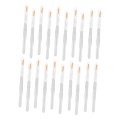 VICASKY Portable Lip Brush Set 20pcs Crystal Lip Film Rods Makeup Kit Perfect for Travel Birthday Present