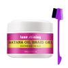 Braid Gel - Extra Hold Lock Gel for Natural Hair, Dreads, Braids, and Retwists Locs, Twist, Braiding for Women and Men,strong Hold Non-greasy Edge Smoother (Purple) view 1